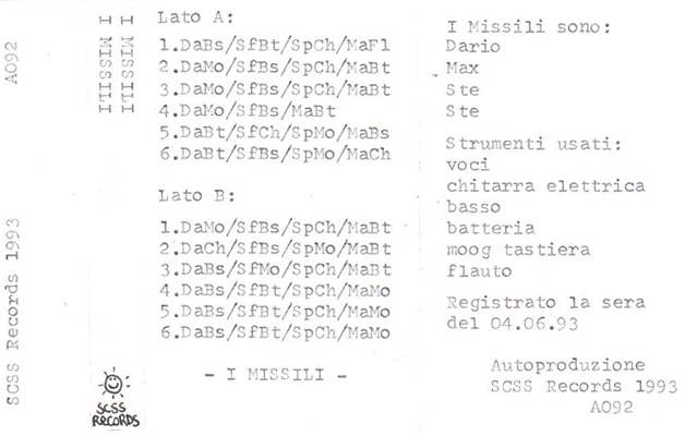 a092 i missili: i missili 1993 a092 i missili: i missili 1993